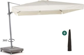 Shadowline + 15% kassakorting | Shadowline Miami zweefparasol 300x300cm