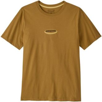 Patagonia 95 Oval Logo T-Shirt T-Shirt f&uuml;r Herren | braun