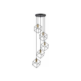 Ideal Lux Ideal Lux - lampada a sospensione ice SP5 nero