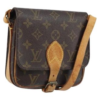 Louis Vuitton Pre-owned Cross Body Bags, female, Brown, Size: ONE SIZE Pre-owned Cartouchiere PM Shoulder Bag