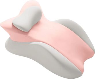 OEM Coj&iacute;n Ergon&oacute;mico En Forma De Cu&ntilde;a, Multiposici&oacute;n, Funda Extra&iacute;ble, Rosa, 58x38x23cm