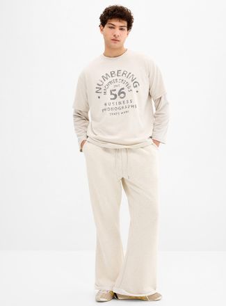 Le 31 Mens Terry-lined flared pant Imported from Seoul