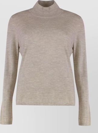 Max Mara meana cashmere mock neck long sleeve