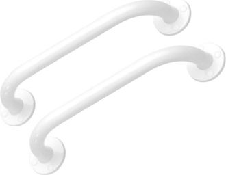 Pellet Juego De 2 Barras De Soporte Rectas Pmr Pellet Essentiel Acero Epoxi 30 Cm Blanco