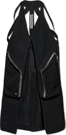 Rick Owens Temple Vest - Heren - Bodywarmers - Zwart - M - Katoen - Jassen