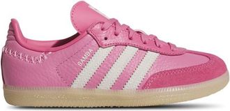 adidas Girls adidas Originals Samba - Girls Preschool Basketball Shoes - Bliss Pink / Off White Size 11.0