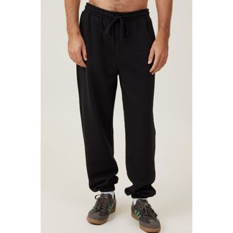 Cotton On Mens Baggy Cuffed Track Pant in Black at Nordstrom, Size X-Small