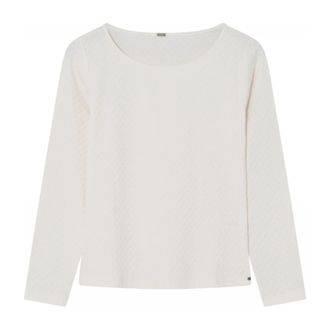 Gustav Long Sleeve Top - Dames - Longsleeves - Wit - L - Tops