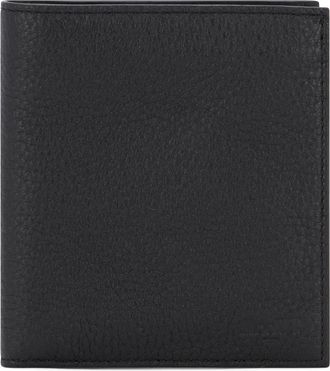 Moorer Gegreineerde leren portemonnee - Heren - Portefeuilles - Zwart - ONE Size - Leer - Accessoires