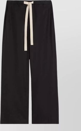 Max Mara argento wide leg womens trousers