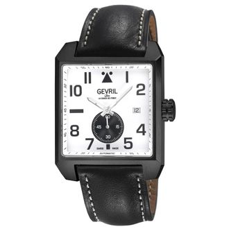 Gevril Group Herald Square Automatic White Dial Mens Watch 44721