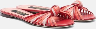 Dolce & Gabbana Bianca 2.0 leather sandals