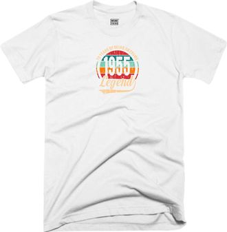 Generic 70th Birthday T Shirt 70 Years of Being Awesome Legend Born in 1955 Vintage Funny Joke Gift Tee Top (UK, Alpha, M, Regular, Regular, White)