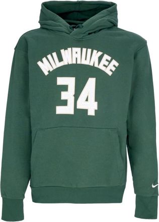 Nike Essential Fleece Hoodie No 34 - Heren - Sportshirts - Groen - L - Katoen - Fitness