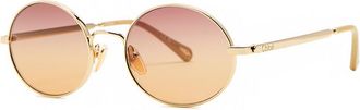 Chloé Round-frame Sunglasses - Brown - One Size