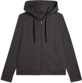 Freddy Felpa donna con cappuccio e zip, effetto tricot