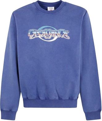 Casablanca Chrome Text Printed Sweatshirt