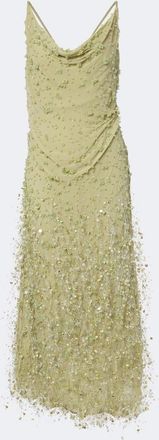 Rachel Gilbert Anika draped embellished gown