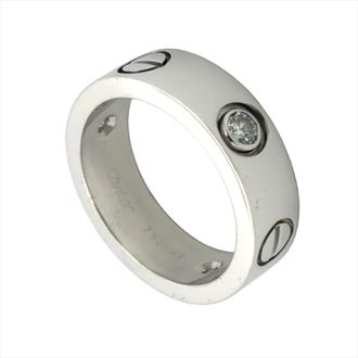 Cartier Love White Gold (18K) Band Ring (Pre-Owned)