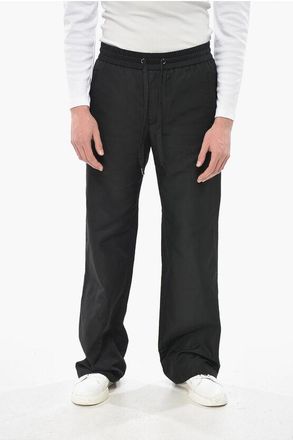 Dolce & Gabbana Solid-Color Trousers with Elasticated Waist size 48