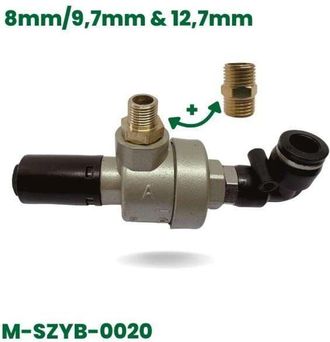 OEM V&aacute;lvula De Alivio De Destalonamiento De Liberaci&oacute;n R&aacute;pida Para Trabajo Pesado (tipo J) 8 Mm/9,7 + 12,7 Mm