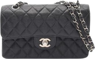 Chanel Pre-owned Vintage Schoudertas - Dames - Vintage Schoudertas - Zwart - ONE Size - Leer - Vintage
