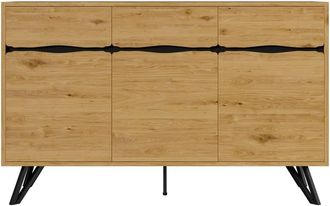 Urban Meuble Zapatero de madera natural con almacenaje