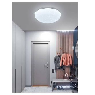 Trade Shop Trade Shop Traesio - Trade Shop - Plafoniera Da Soffitto 18 W Lampadario Lampada Luce Fredda Naturale Calda