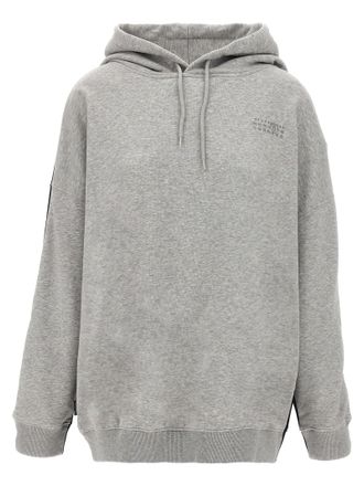 Maison Margiela Double-Front Brushed Cotton Hoodie - Black