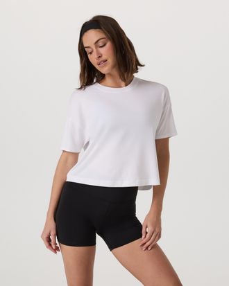 Vuori Clothing Energy T-Shirt | White | XS, Size Extra Small