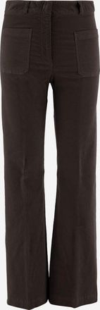 Ql2 Quelledue broek van stretchkatoenfluweel