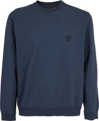 Outhere Stijlvolle Fleece Sweater - Heren - Sweatshirts - Blauw - S - Katoen - Hoodies & sweatvesten