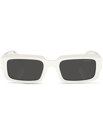 Prada Occhiali da sole squadrati - Bianco
