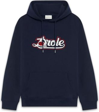Dr&ocirc;le de Monsieur Le Hoodie Drole - Heren - Hoodies - Blauw - 2XL - Katoen - Hoodies & sweatvesten