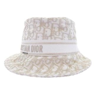 Dior Pre-owned Oblique Hoed - Dames - Pre-owned - Wit - Maat: ONE Size