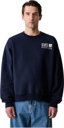 Sporty & Rich Uomo, Felpe, Blu, M, new
