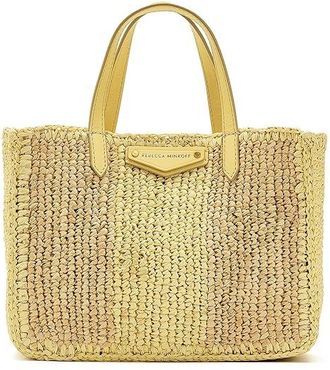 Rebecca Minkoff Mini Tote Handbags Natural/Multi, Straw