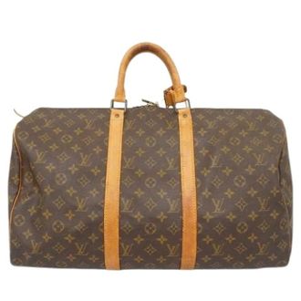 Louis Vuitton Pre-owned Weekend Bags, unisex, Brown, Size: ONE SIZE Pre-owned Boston Bag