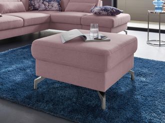 Sit&more Hocker »Percy« Fusshöhe 12 cm, wahlweise mit unterschiedlichen Fussfarben