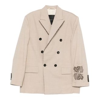 Federico Cina Dames, Jassen, Beige, Maat: XS