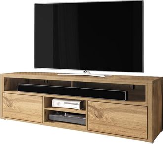 Selsey Selsey Laksa - Soporte Para Tv - 137 Cm - Roble Wotan - Moderno