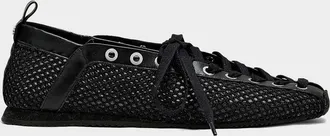 Ganni Sporty Ballerina Mesh Flats