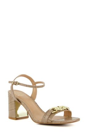 Dune London Manual Ankle Strap Sandal in Taupe at Nordstrom, Size 9Us