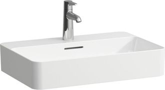 Laufen Val Lavabo Bol, 3 Agujeros Para Grifo, Con Rebosadero, - Laufen