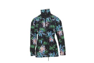 Kenzo Kenzo Zeelelie Gedrukt Gewatteerd Jack in Zwart Polyester