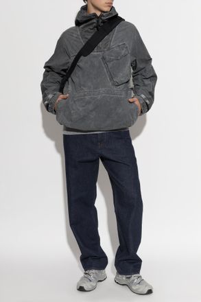 Stone Island Hooded Jacket, Mens, Grey