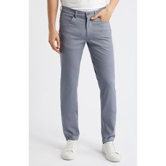 Brax Chuck Hi Flex Fancy Modern Fit Five-Pocket Pants in Graphite at Nordstrom, Size 35 X 34