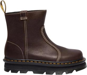 Dr. Martens Bruine leren enkellaarzen - Dames - Enkellaarsjes - Bruin - 40 EU - Leer - Schoenen