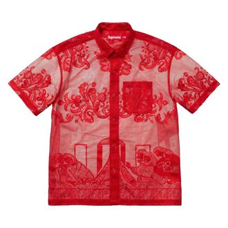 SUPREME Heren, Overhemden, Rood, Maat: L