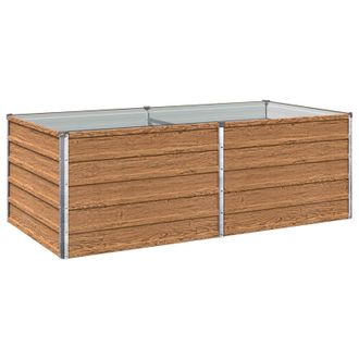 vidaXL Cama De Jard&iacute;n Elevada Madera Marr&oacute;n 160 X 80 X 55 Cm Vidaxl